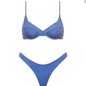 romy- marina sparkle triangl swimsuit